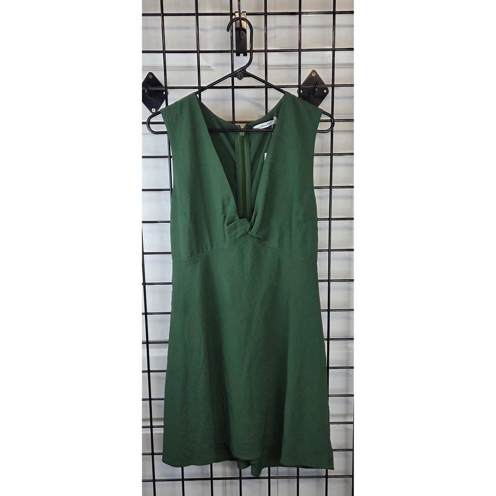 Abercrombie & Fitch V-Neck Mini Dress Large Effortless Chic Casual Cocktail NWT
